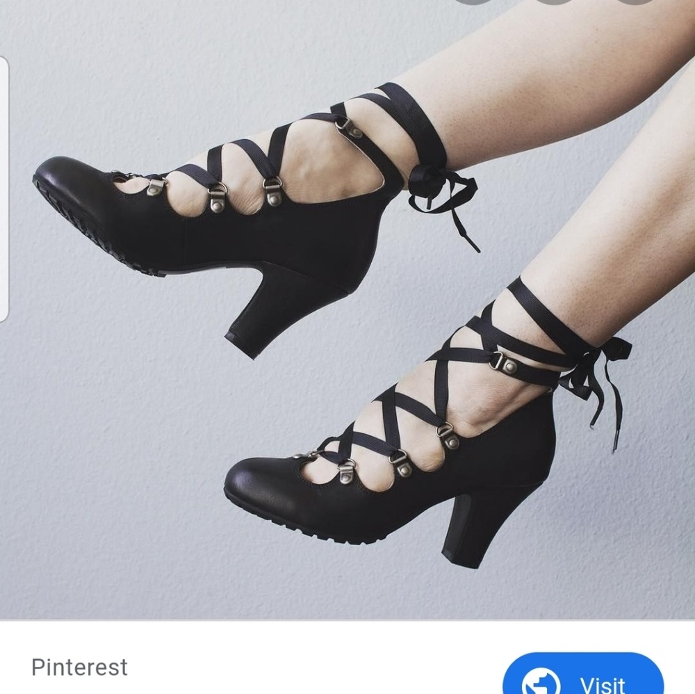 Miss L Fire Nancy ballet lace up Heels 38